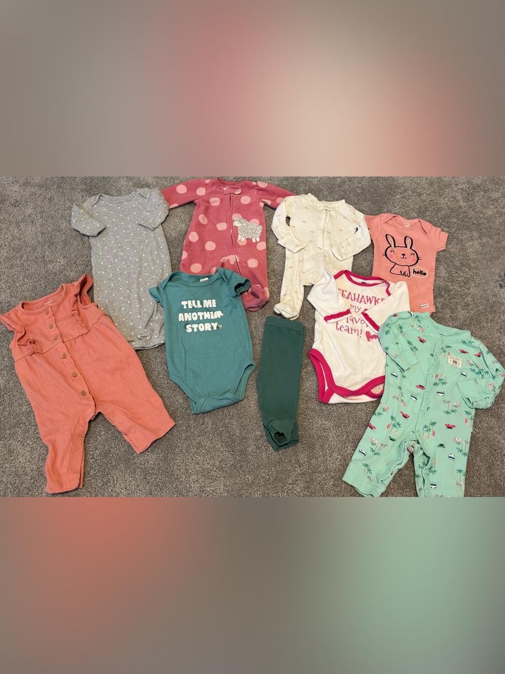 Baby girls clothing bundle size newborn and 0-3